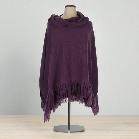 Women's Within Burgundy Poncho l SIZE 14 - Picture 1 of 3